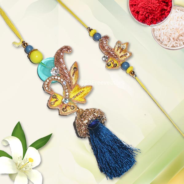 Anique Zardoshi Designer Rakhi Pair