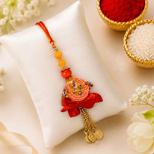 Cute Lumba Gini Rakhi for Bhabhi