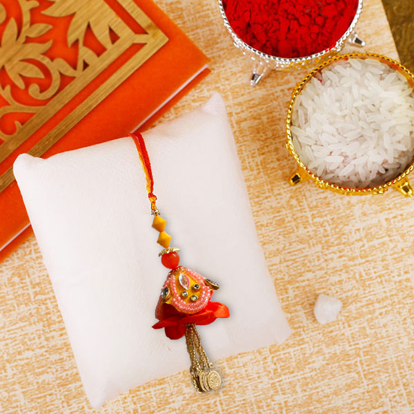 Cute Lumba Gini Rakhi for Bhabhi