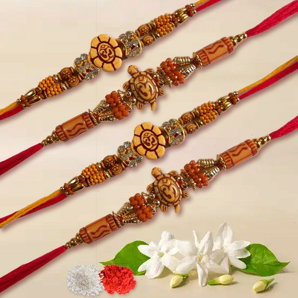 Fortunate Rakhi Set of 4 Rakhis