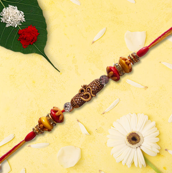 Om Divine Rakhi Thread