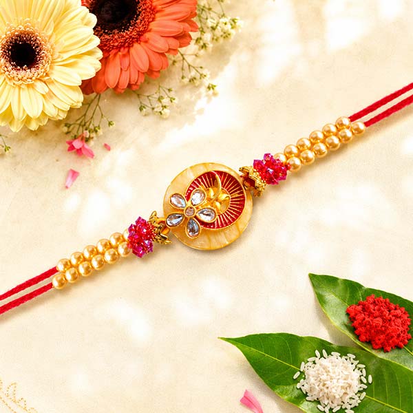 Smart Kundan Designer Rakhi