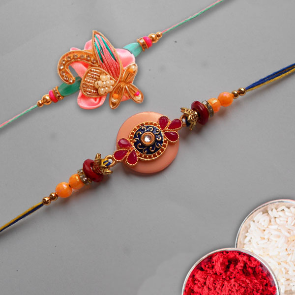 Unique Trendy Rakhi Set