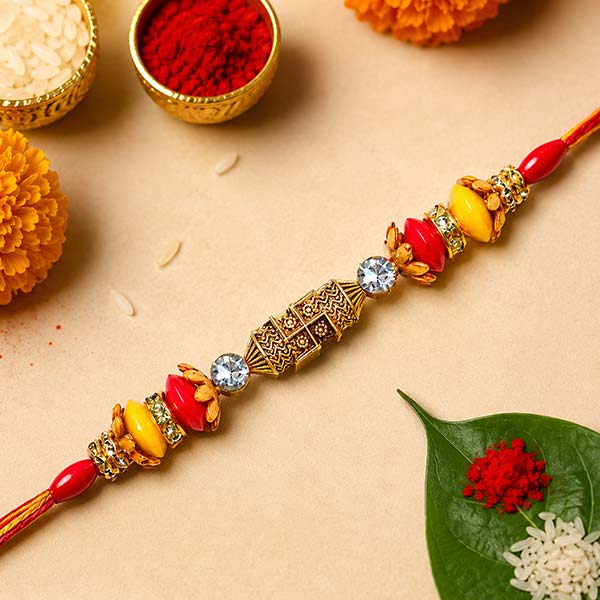 Swastika Rakhi Thread