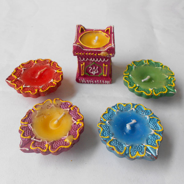 Traditional Tulsi Mandir Diwali Diya Set