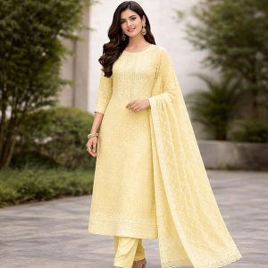 Lucknow Chikankari Salwar Suit Unstitched