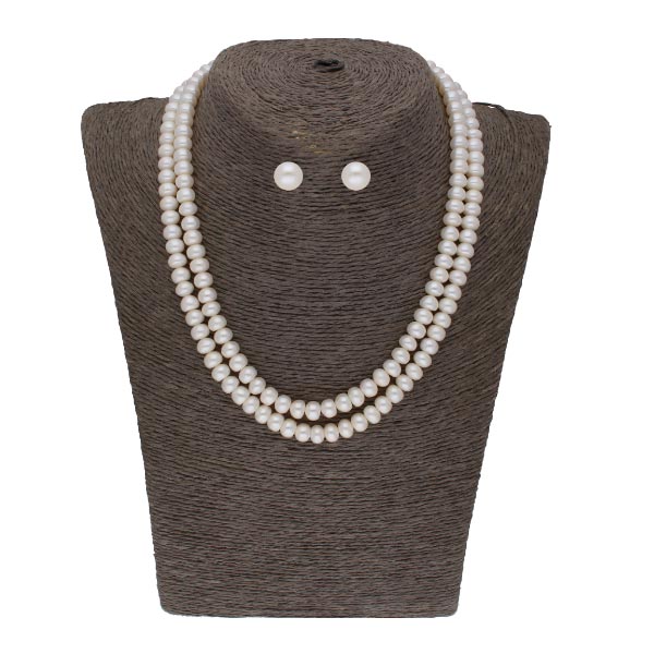 Eeshani 2 Lines Pearl Necklaces