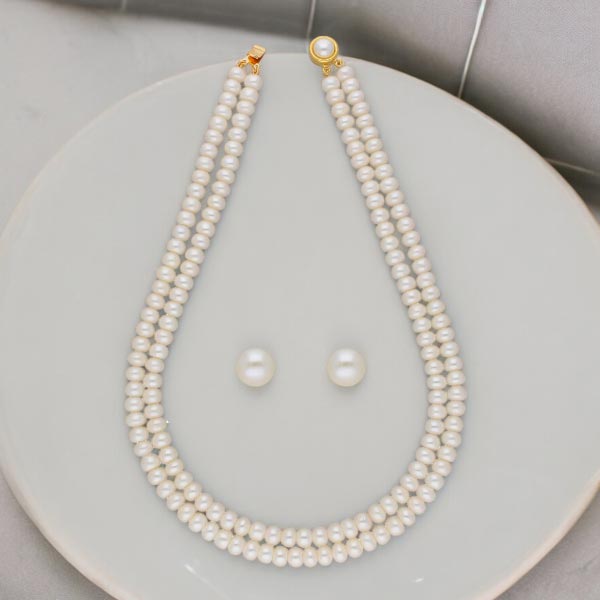 Eeshani 2 Lines Pearl Necklaces