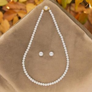 Pratyusha 1 Line Pearl Necklaces