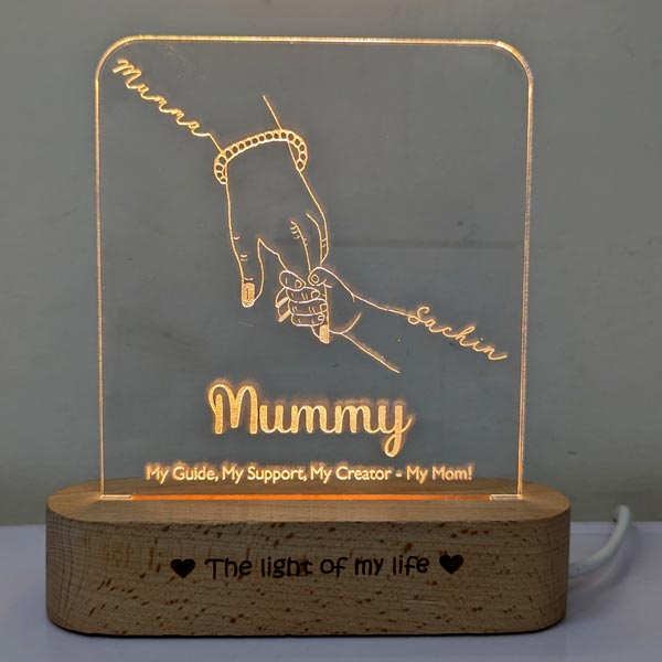 Guiding Light Personalized Mom and Child Lamp