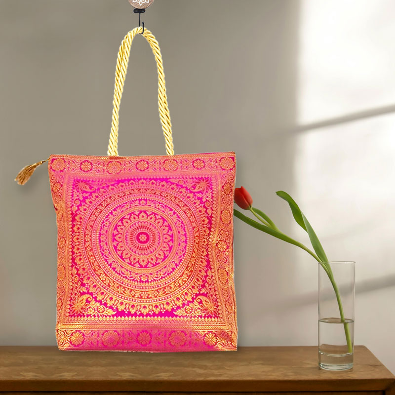 Benarasi Silk Brocade Sling Bag