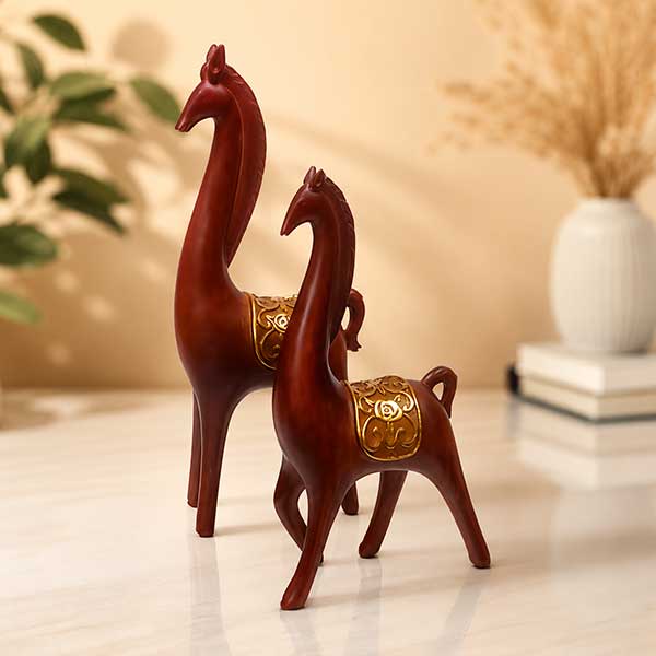 Beautiful Horse Pair Showpiece