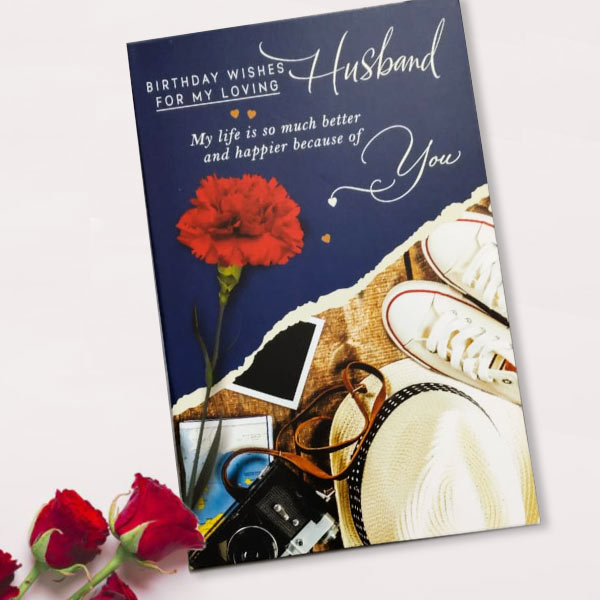 Birthday Greetings Card for Husband