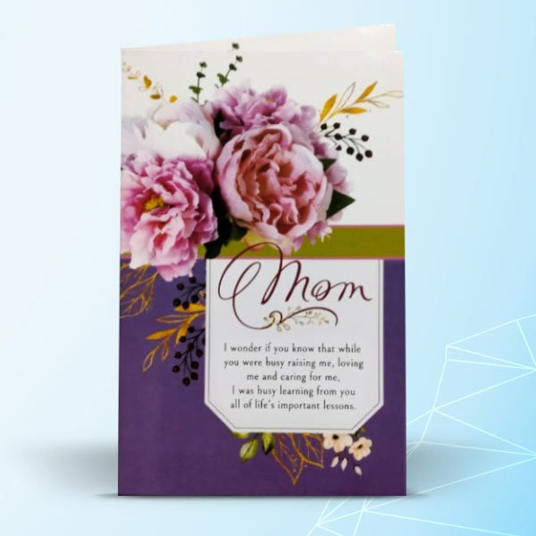 Love You Mom Greetings Card