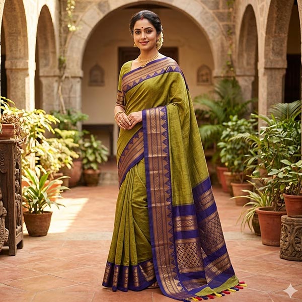 Traditional Gadwal Handloom Saree