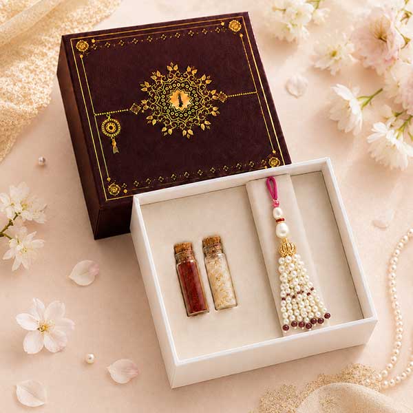 Sacred Thread of Ruby Lumbha Rakhi