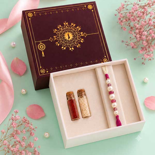 Thread of Trust Pearl Rakhi