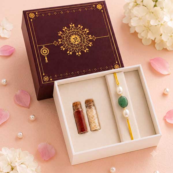 Lifelong Guardian Real Emerald Rakhi