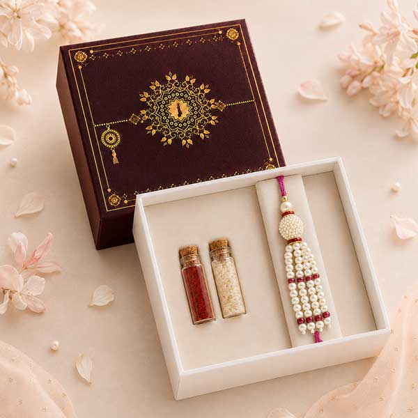 Pearled Grace Lumba Rakhi