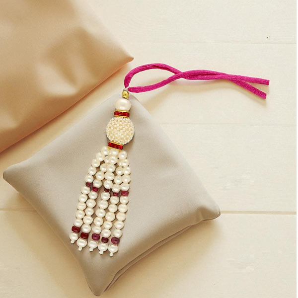 Pearled Grace Lumba Rakhi
