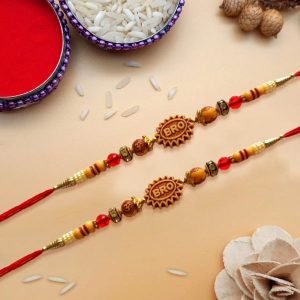 Set of 2 Bro Rakhi for Brother